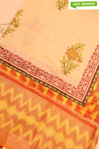 Pochampally Pure Silk Cotton Saree